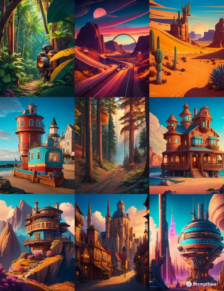 Beautiful Landscapes Leonardo Ai Prompt | PromptBase