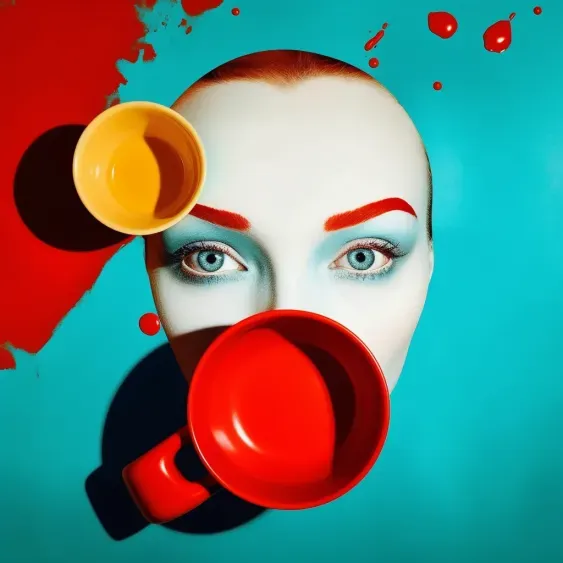 Dynamic Composition Pop Art Photos Midjourney Prompt | PromptBase