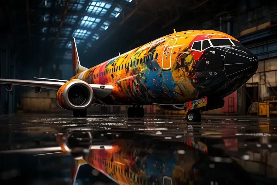 Exceptional Aircraft Paint Jobs Midjourney Prompt PromptBase