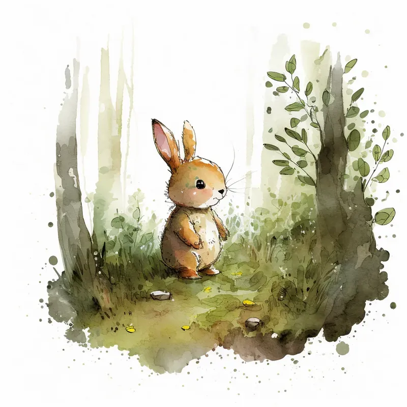 Watercolor Animals Midjourney Prompt | PromptBase