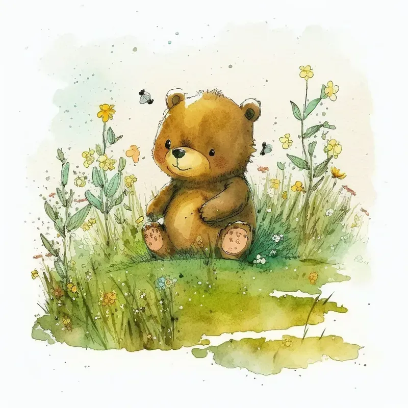 Watercolor Animals Midjourney Prompt | PromptBase