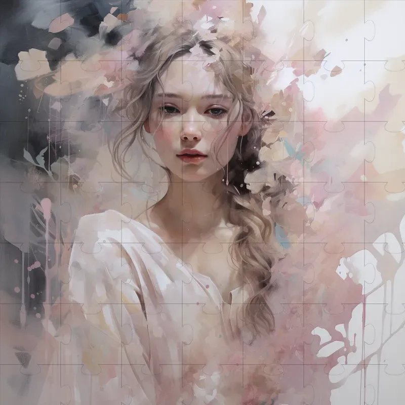 Light Dreamy Watercolor Portraits Midjourney Prompt | PromptBase