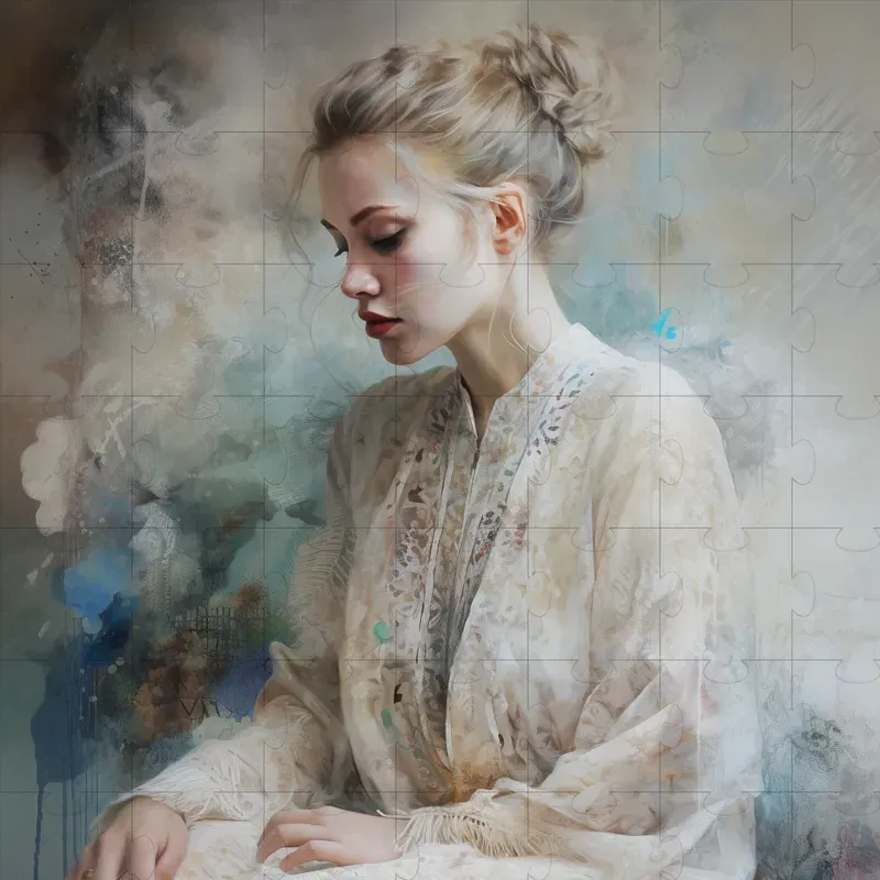 Light Dreamy Watercolor Portraits Midjourney Prompt | PromptBase