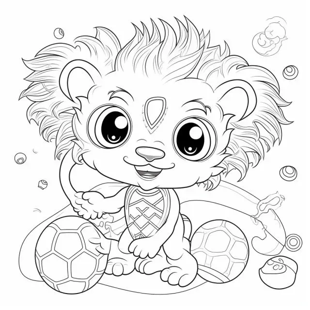 Silly Animal Coloring Pages Midjourney Prompt PromptBase