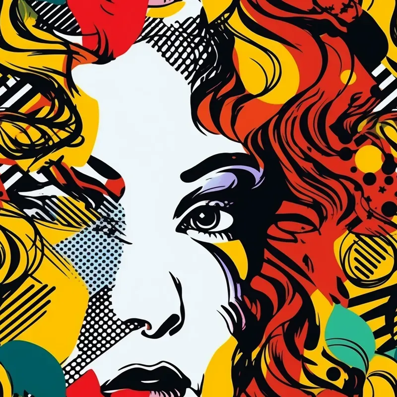Pop Art Seamless Patterns Midjourney Prompt | PromptBase