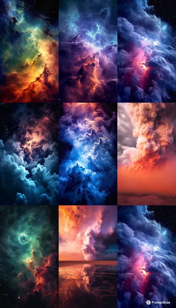 Interstellar Cosmic Cinematic Backgrounds Midjourney Prompt | PromptBase