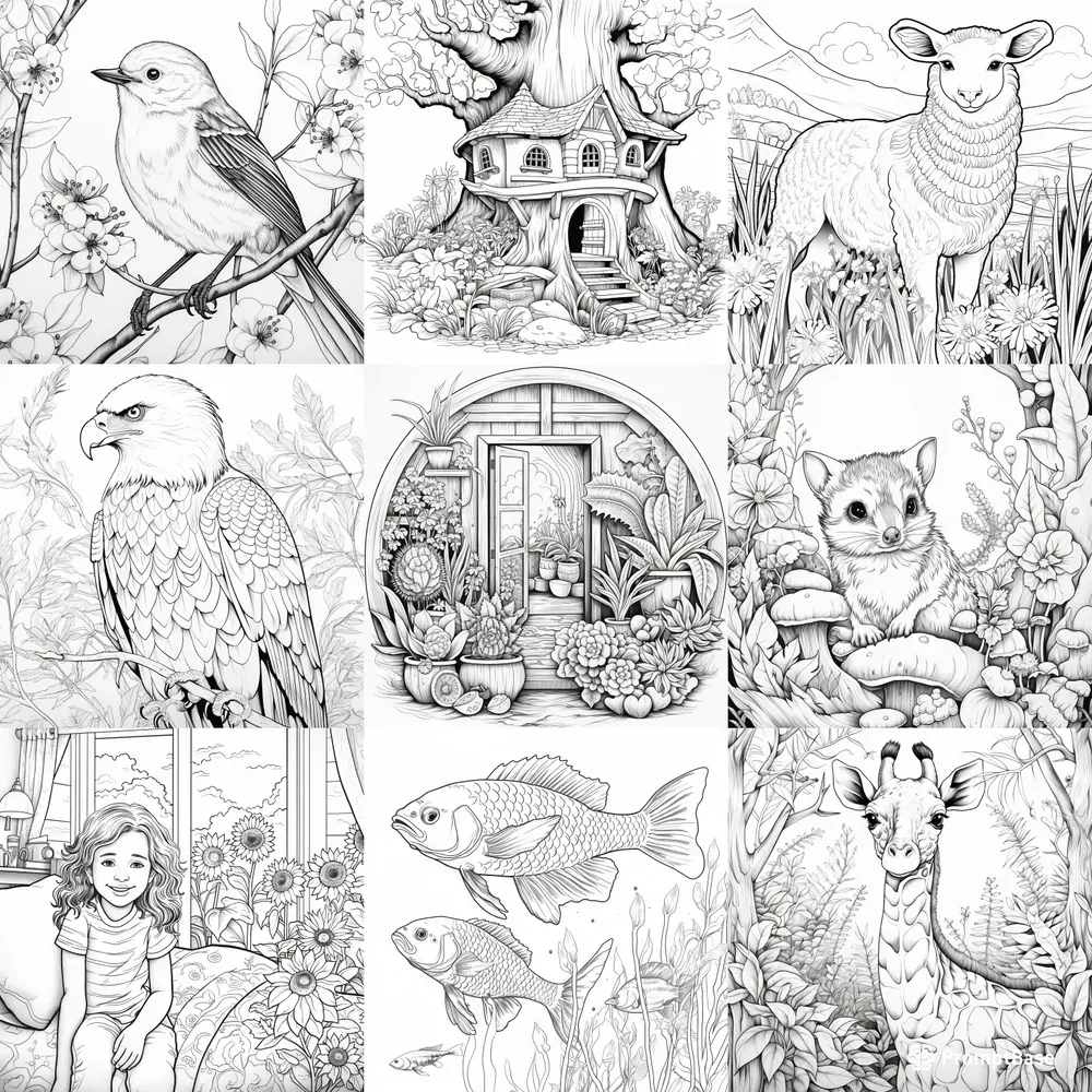 Coloring Book Pages Midjourney Prompt Promptbase Coloring Book Pages Midjourney Prompt Promptbase