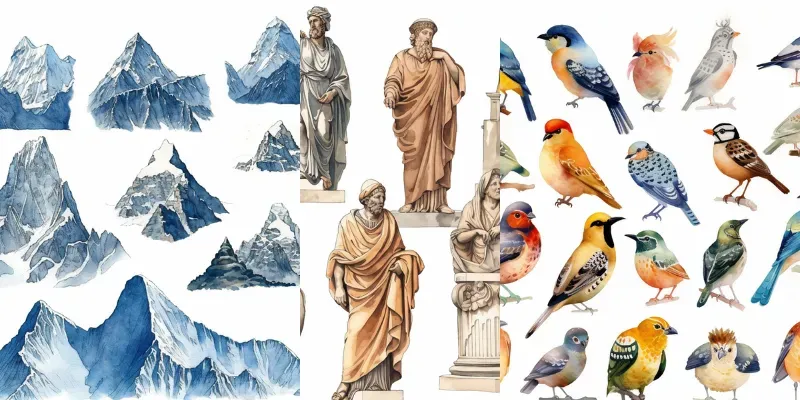 Ai Watercolor Art Sets For Any Subject Midjourney Prompt | PromptBase
