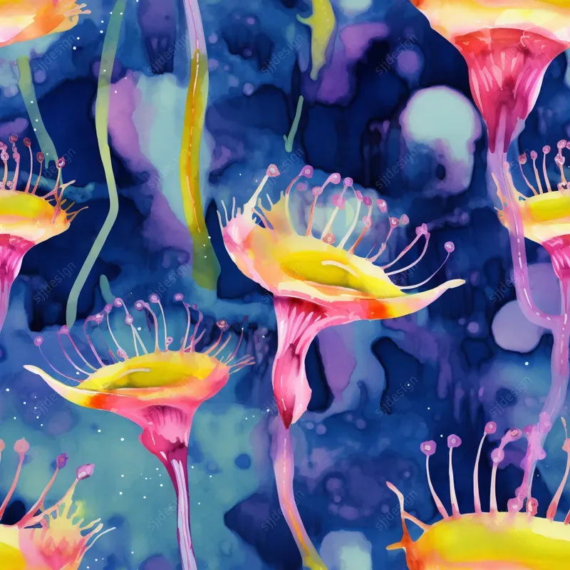 Digital Watercolor Seamless Patterns Midjourney Prompt | PromptBase