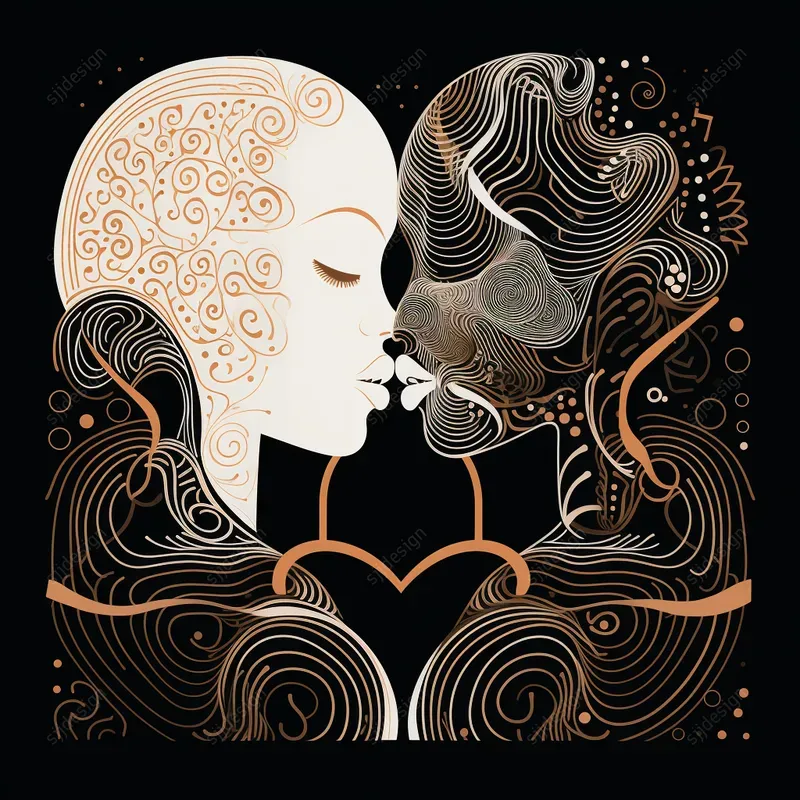 Intricate Lace Vector Art Midjourney Prompt | PromptBase