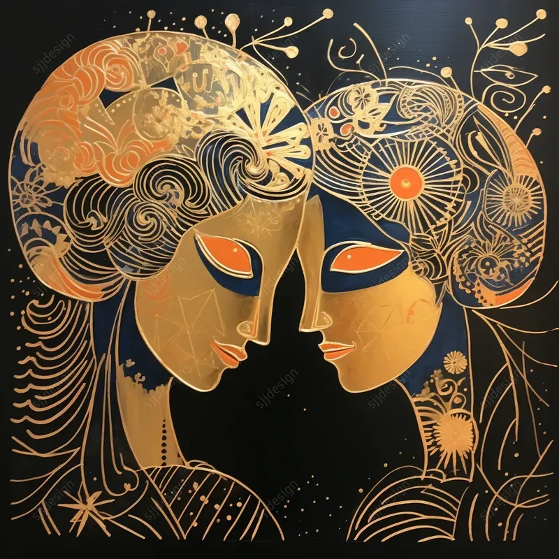 Gold Leaf Dream Delights Midjourney Prompt PromptBase