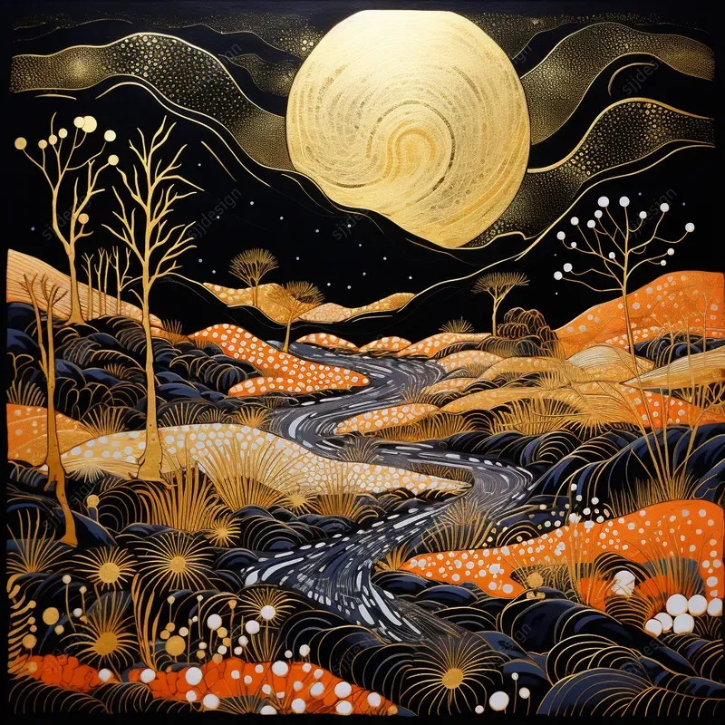 Gold Leaf Dream Delights Midjourney Prompt PromptBase