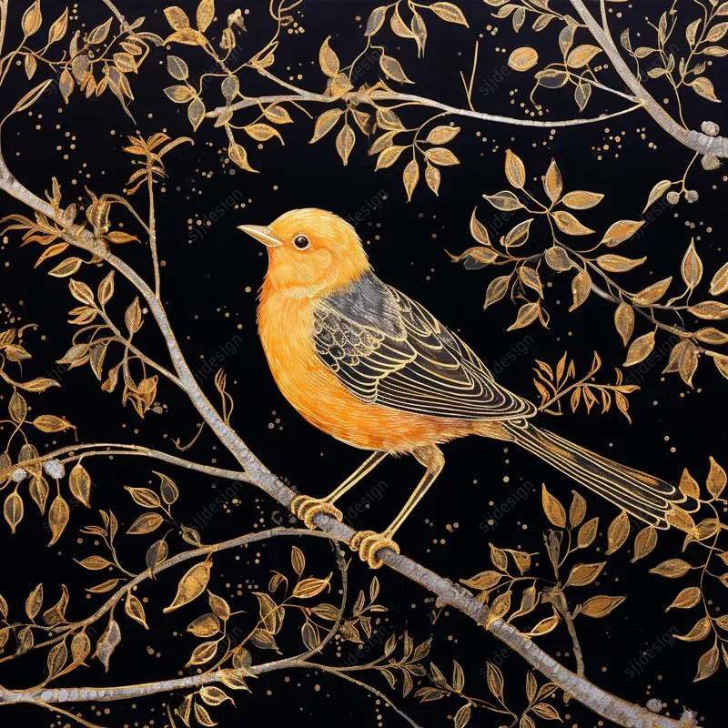 Gold Leaf Dream Delights Midjourney Prompt PromptBase