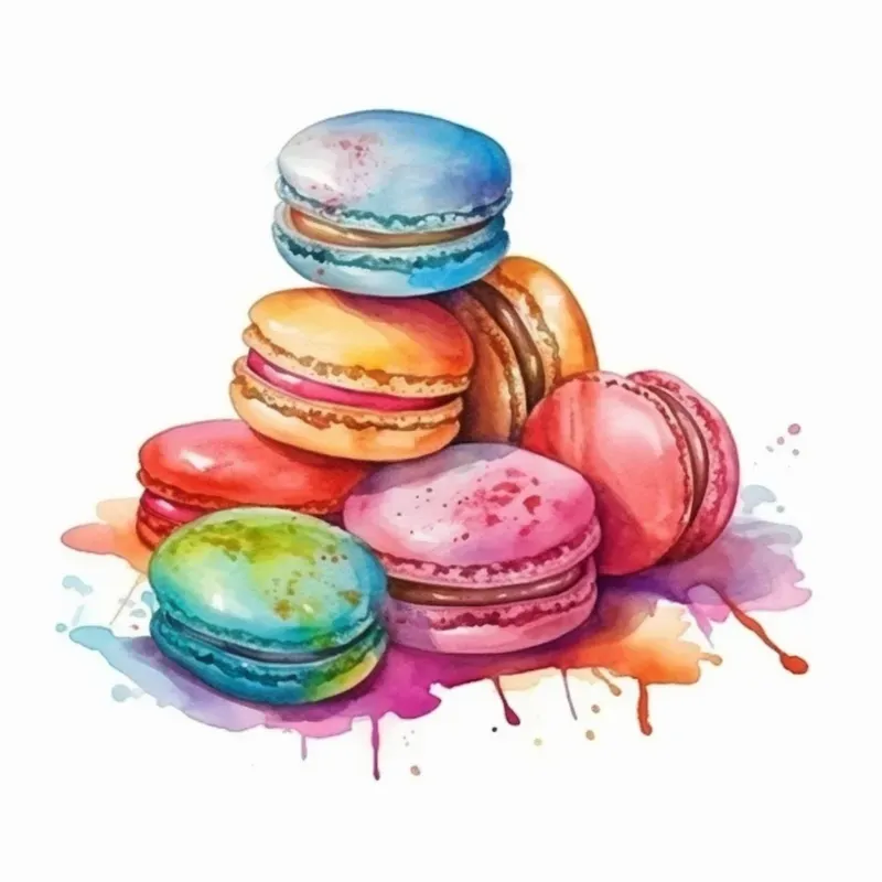 Watercolor Foods Midjourney Prompt | PromptBase