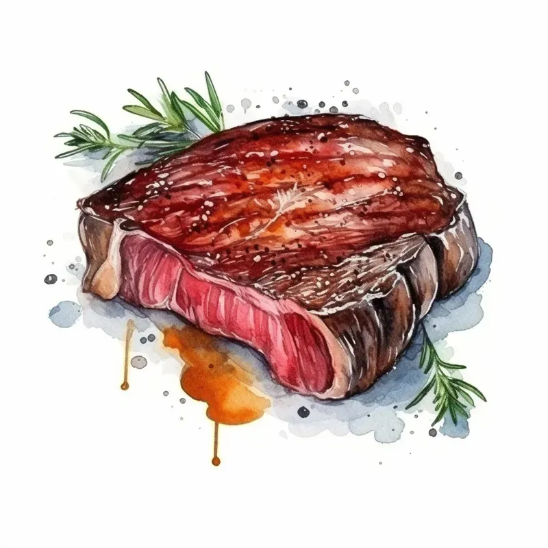 Watercolor Foods Midjourney Prompt | PromptBase