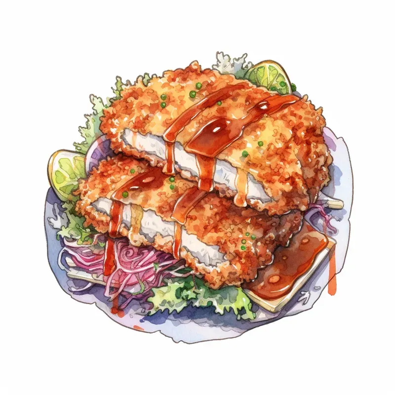 Watercolor Foods Midjourney Prompt | PromptBase