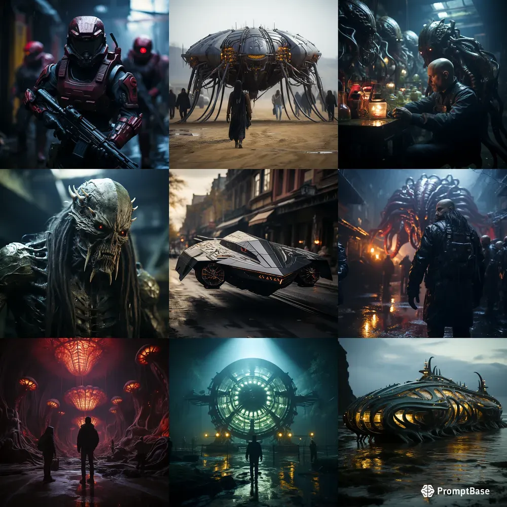 Shadowpunk Sprites Shadowpunk Movie Shots Cyberpunk Midjourney Prompt | PromptBase