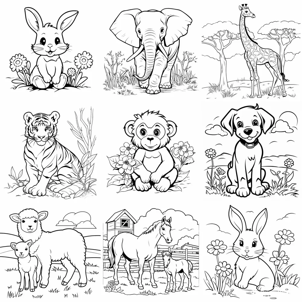Animal Coloring Books For Children Midjourney Prompt PromptBase Animal coloring books for children midjourney prompt promptbase