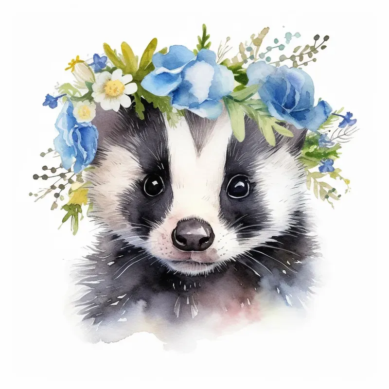 Floral Friends Watercolours Midjourney Prompt PromptBase