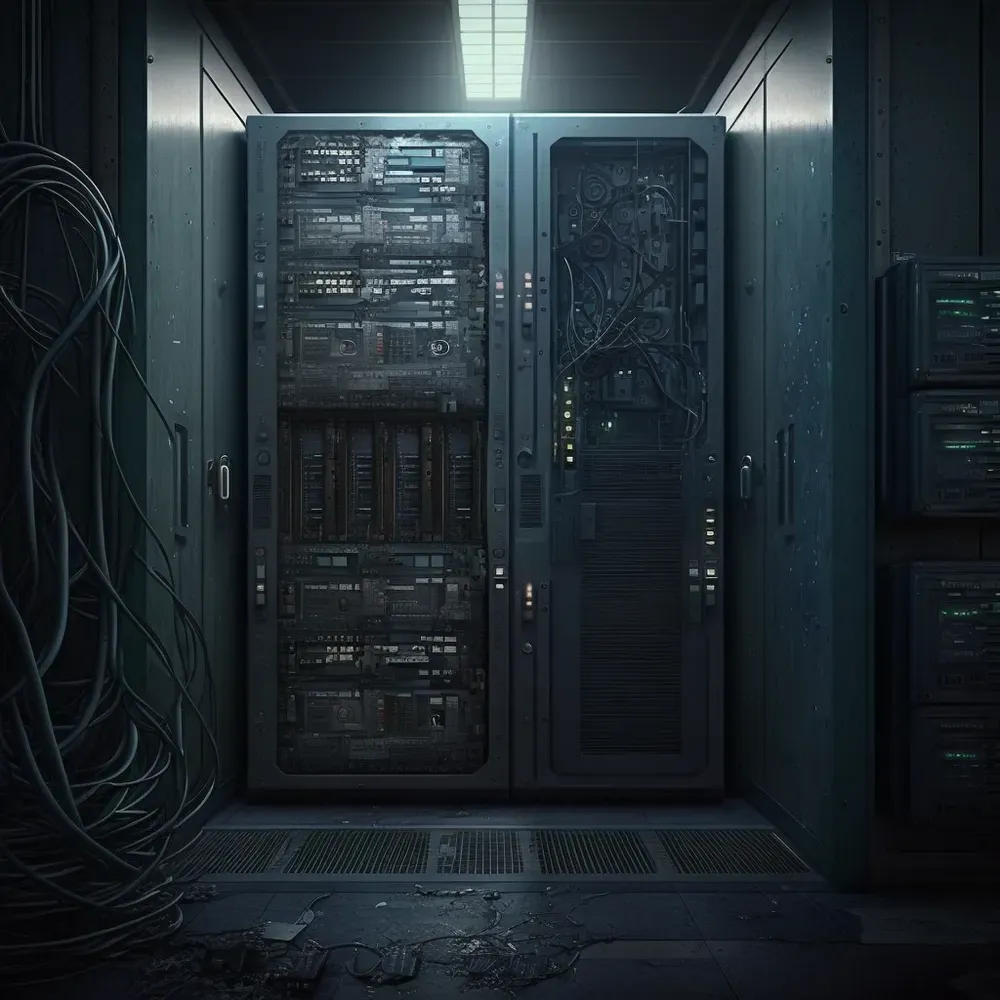 High Tech Server Rooms Midjourney Prompt | PromptBase