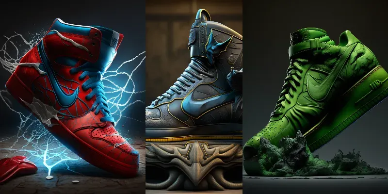 nike air jordans super hero edition