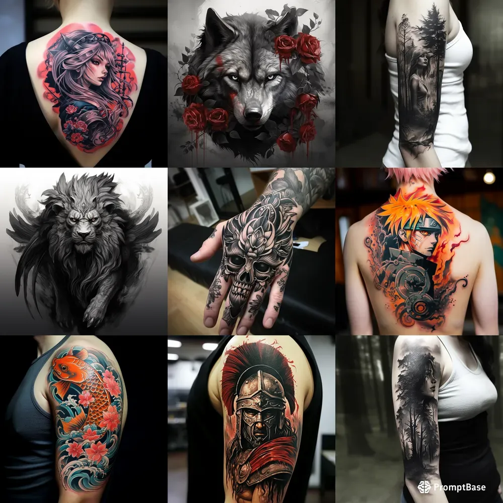 Tattoo Wandbilder: Unleash Your Inner Artist with Magical Drawings!