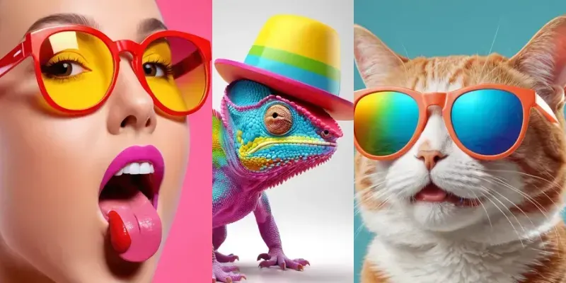 Colorful Pop Art 3D Summer Colors Stable Diffusion Prompt | PromptBase