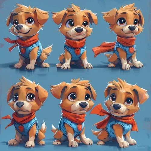 Humorous Cartoon Character Poses Generator App | PromptBase