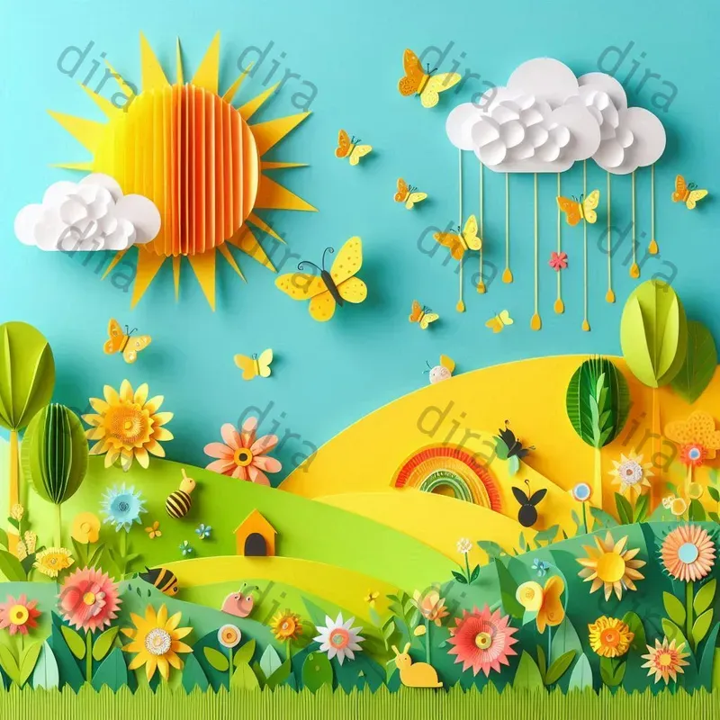 Paper Crafter Background Paper Craft Backgrounds DALL路E Prompt | PromptBase