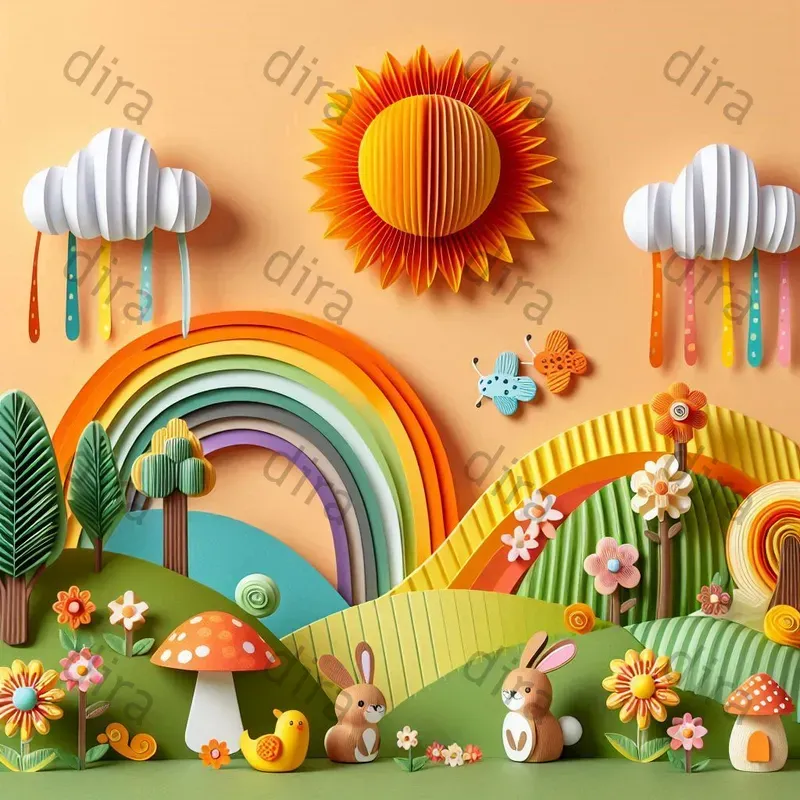 Paper Crafter Background Paper Craft Backgrounds DALL路E Prompt | PromptBase