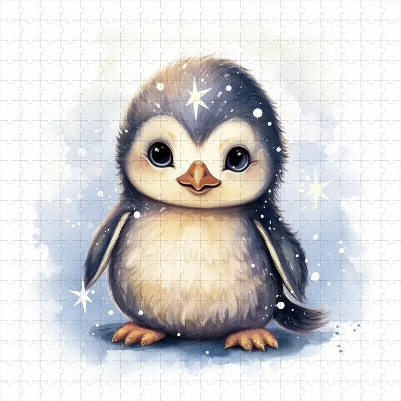 Watercolor Baby Animals In Winters Midjourney Prompt | PromptBase
