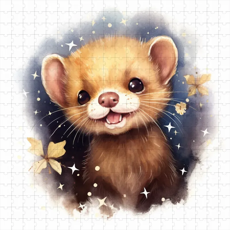 Watercolor Baby Animals In Winters Midjourney Prompt | PromptBase