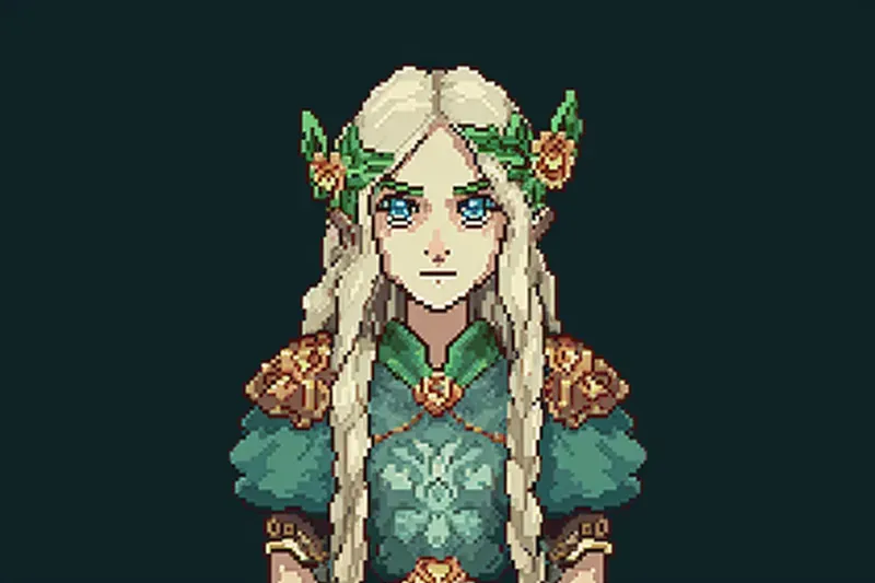 Pixel Art Character Portraits Midjourney Prompt | PromptBase