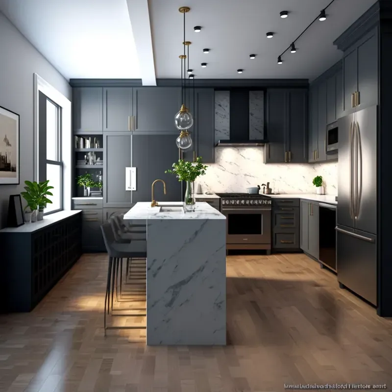 Contemporary Kitchen Design Concepts Midjourney Prompt | PromptBase - Contemporary Kitchen Design Concepts
