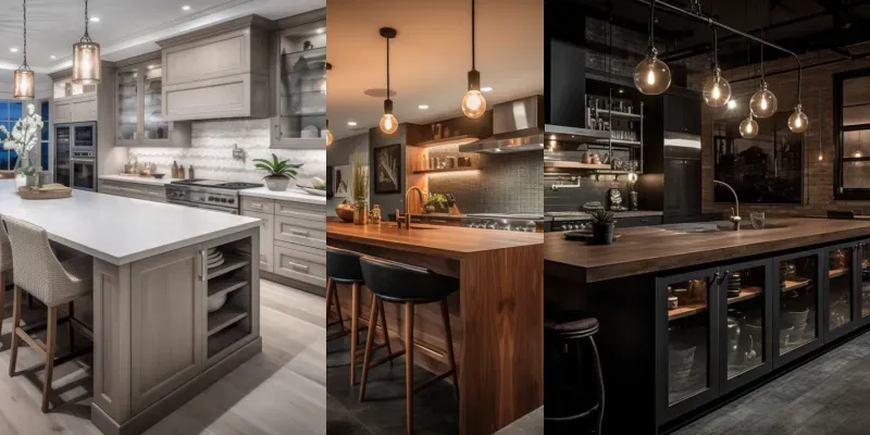 Any Style Kitchen Interior Designs Midjourney Prompt | PromptBase