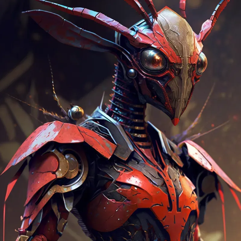 Realistic Robotic Insects Humanized NFTs Midjourney Prompt | PromptBase