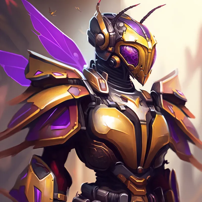 Realistic Robotic Insects Humanized NFTs Midjourney Prompt | PromptBase