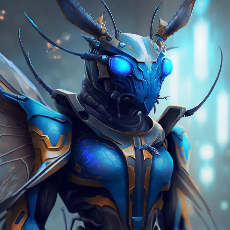 Realistic Robotic Insects Humanized NFTs Midjourney Prompt | PromptBase