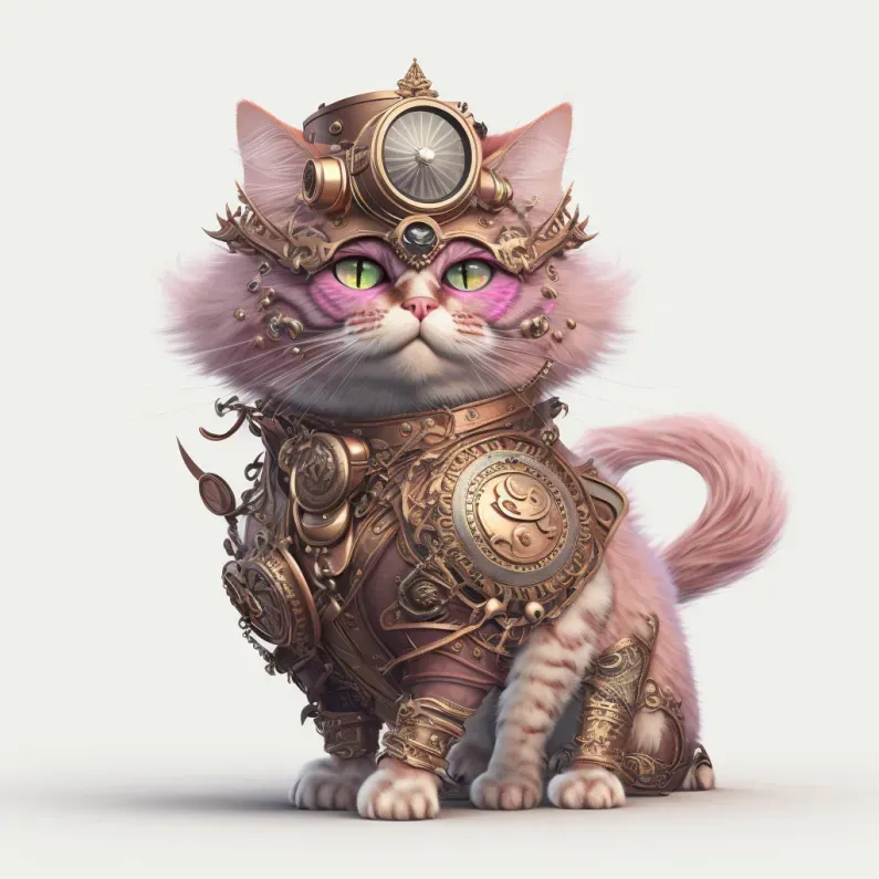 Steampunk Realistic Cliparts Midjourney Prompt | PromptBase