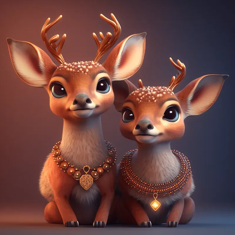 3D Cute Realistic Animals Portraits Midjourney Prompt | PromptBase