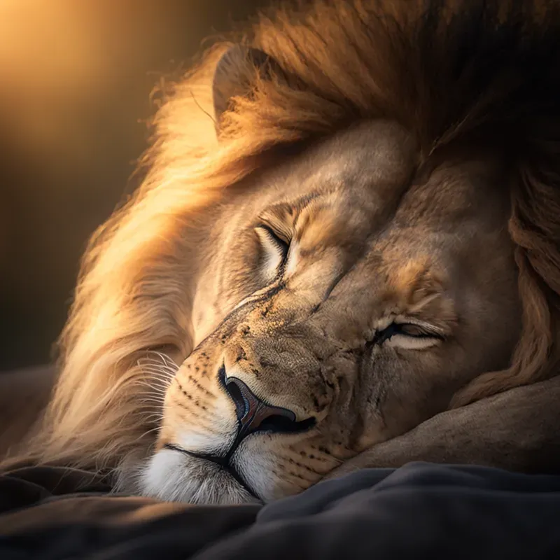 Cute Realistic Sleeping Animals Midjourney Prompt | PromptBase