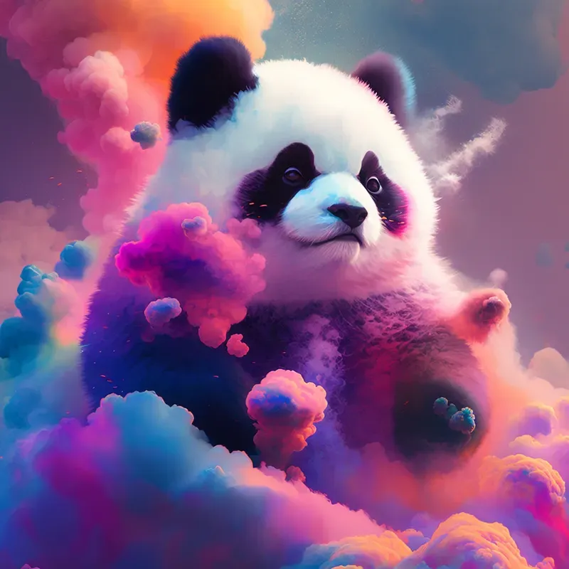 Realistic Cute Fluffy Cloud Animals Midjourney Prompt | PromptBase
