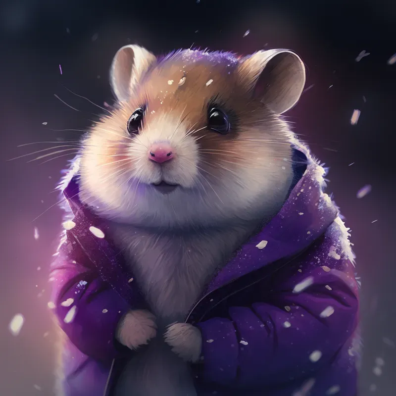 Realistic Cute Animals Wearing Jackets Midjourney Prompt | PromptBase