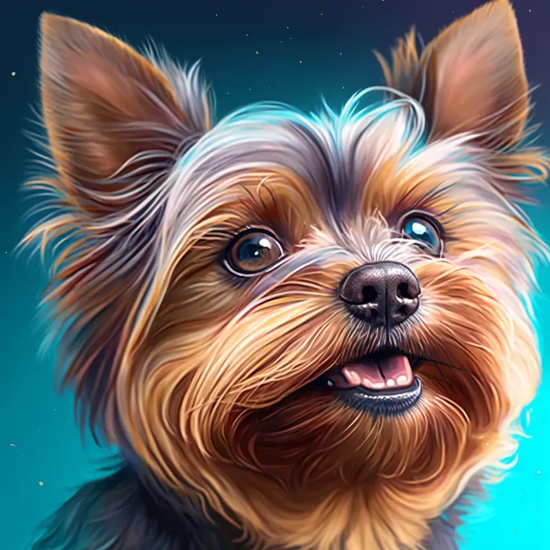 Colorful Realistic Cute Animal Portraits Midjourney Prompt | PromptBase