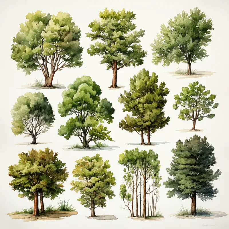 Subject Watercolor Illustration Sets Midjourney Prompt | PromptBase