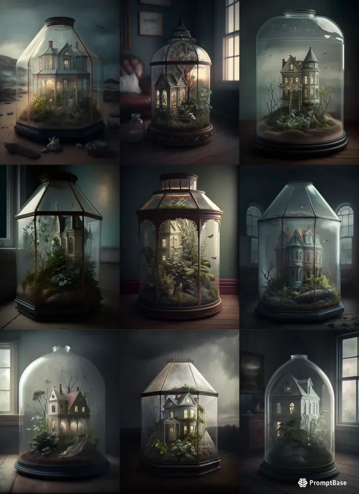 Magical Mini Terrariums Midjourney Prompt PromptBase