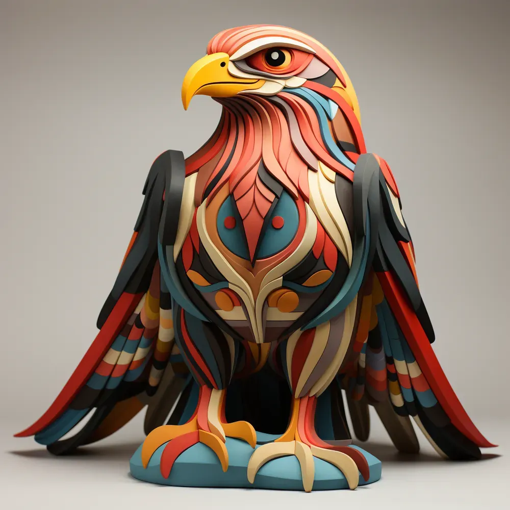 Modern Abstract Animal Sculptures Midjourney Prompt | PromptBase