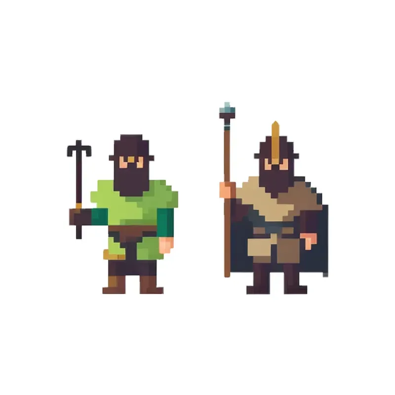 Pixel Art 8bit Game Characters Midjourney Prompt | PromptBase