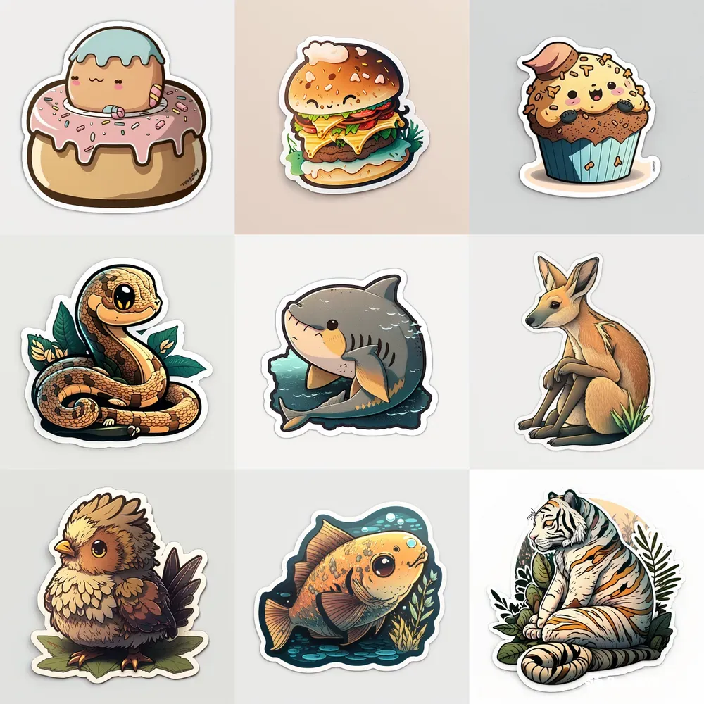 Cute Stickers Drawings Midjourney Prompt | PromptBase