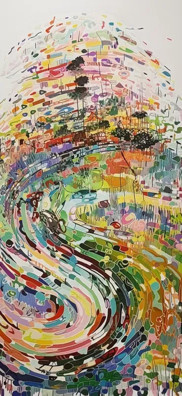 Thinking Paintings Abstract Great Thinking Abstract Paintings Midjourney Prompt | PromptBase